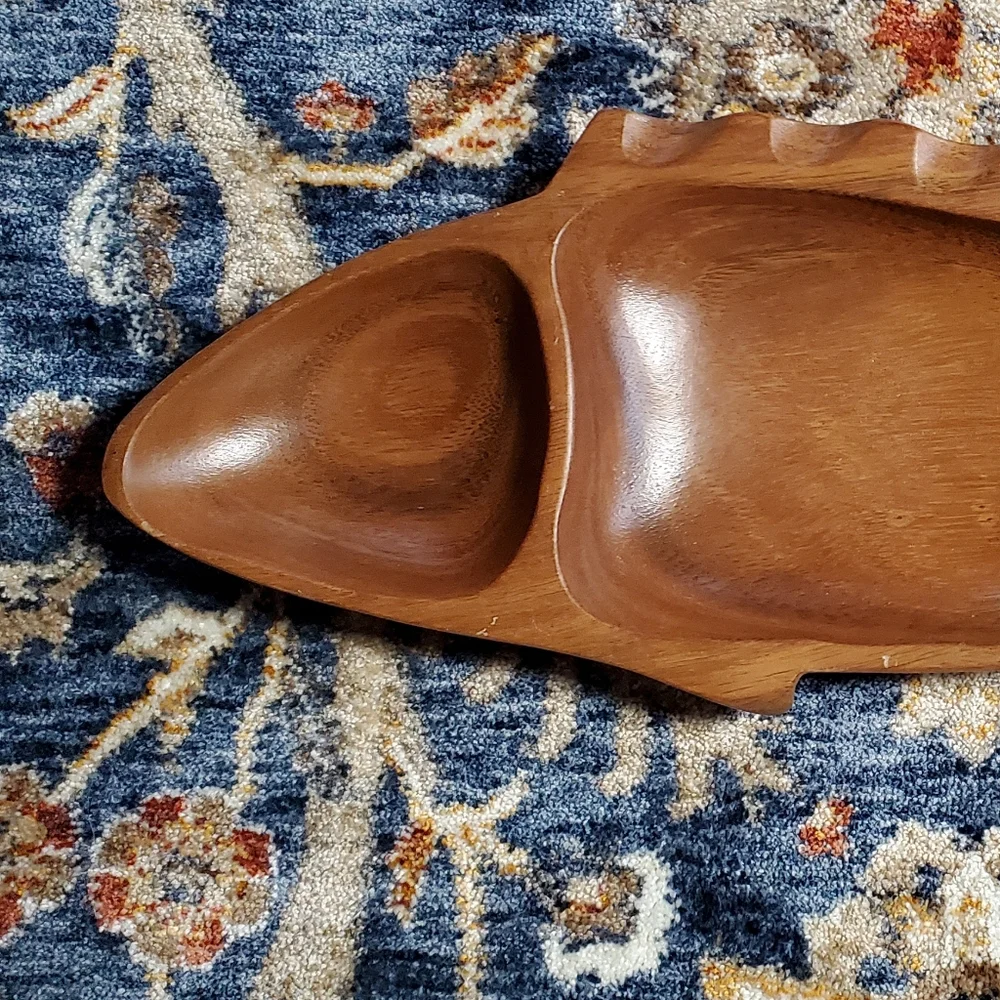 Monkey Pod Wood Serving Tray 1971